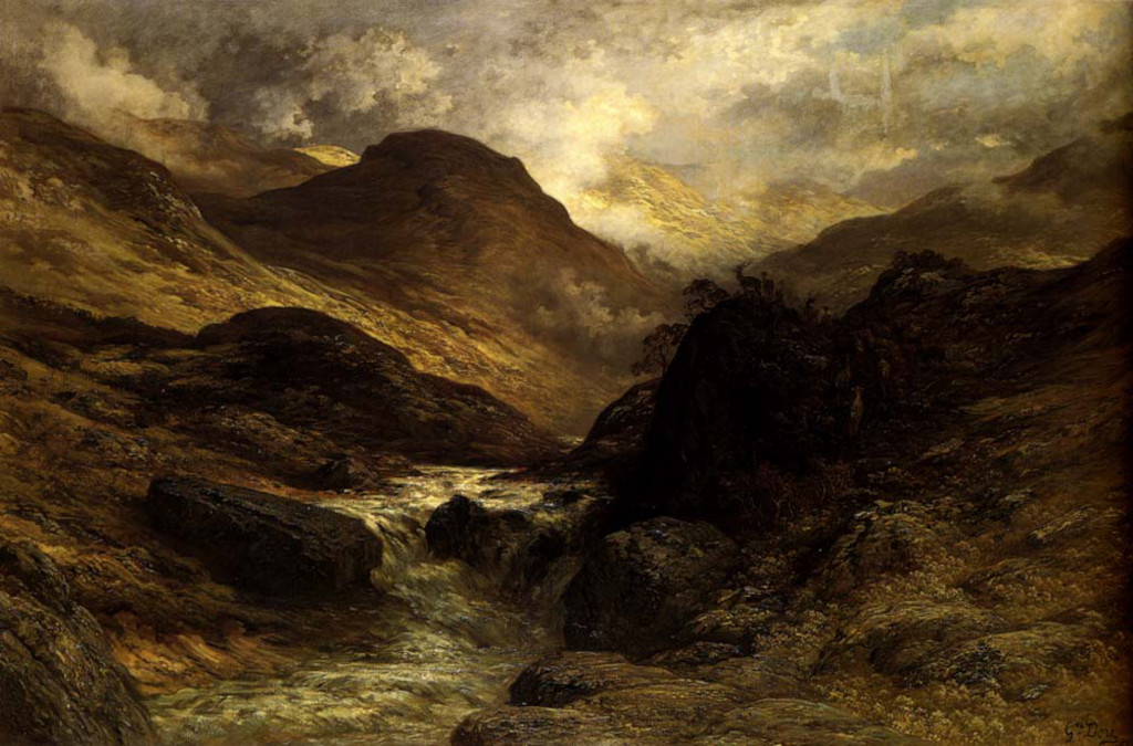 A Canyon in Detail Gustave Doré